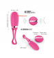 Preview: Dorcel Secret Delight, pink - remote control vibrating egg -